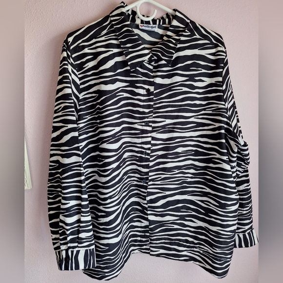 ZEBRA PRINT NATIONAL BLOUSE - Picture 8 of 12